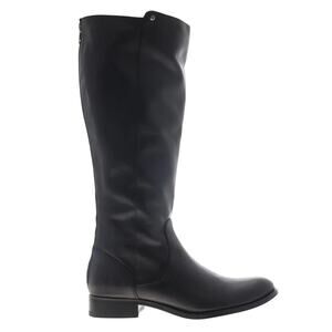 Frye Melissa Stud Back Zip Boots Extended Calf Black Size 6 NIB Leather Stylish